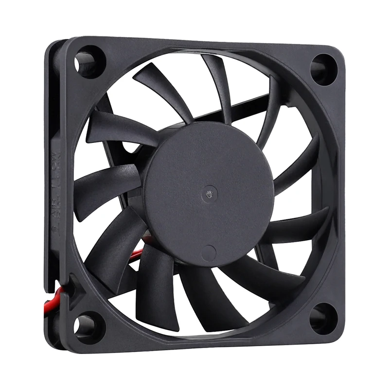 60x60x10mm, 60mm, rolamento de esferas duplo, ventilador de refrigeração sem escova