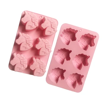 

6 holes pony Silicone cake mold, silicone chocolate mold