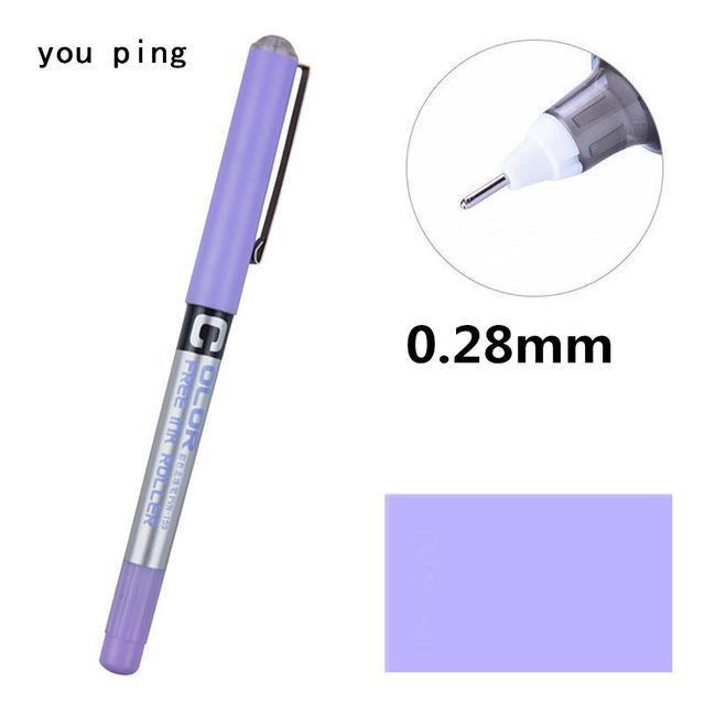 Pen Student School Office Supplies Stationery  Fine Nib Gel Pens Big Ink Capacity Ballpoint Pens Writing Tools
