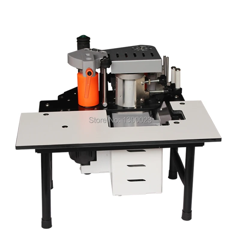 

wood manual edge banding machine PVC portable Edge Bander Double Side Gluing 110V/220V 1200W Woodworking Machinery MY50