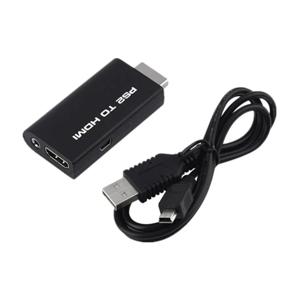 

Portable for PS2 to HDMI Audio Video Converter Adapter AV HDMI Cable For PlayStation 2 Plug And Play Parts