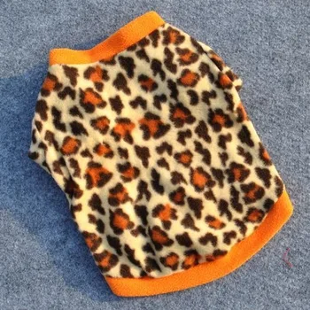 

Pet Dog Clothes Fashion Clothings Dogs Super Small Clothing Cute Funny Leopard Grain Vest Chihuahua Print Winter Warm Ropa Perro