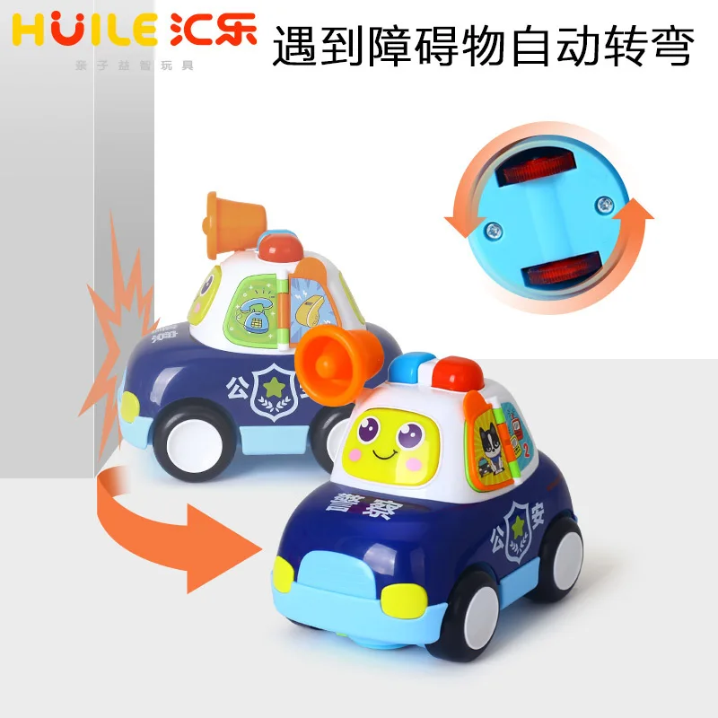 

Department of Music CHILDREN'S Toy Police Car Baby Model Electric Music 1-3 Years Old Boy Universal Car Remote Control Car