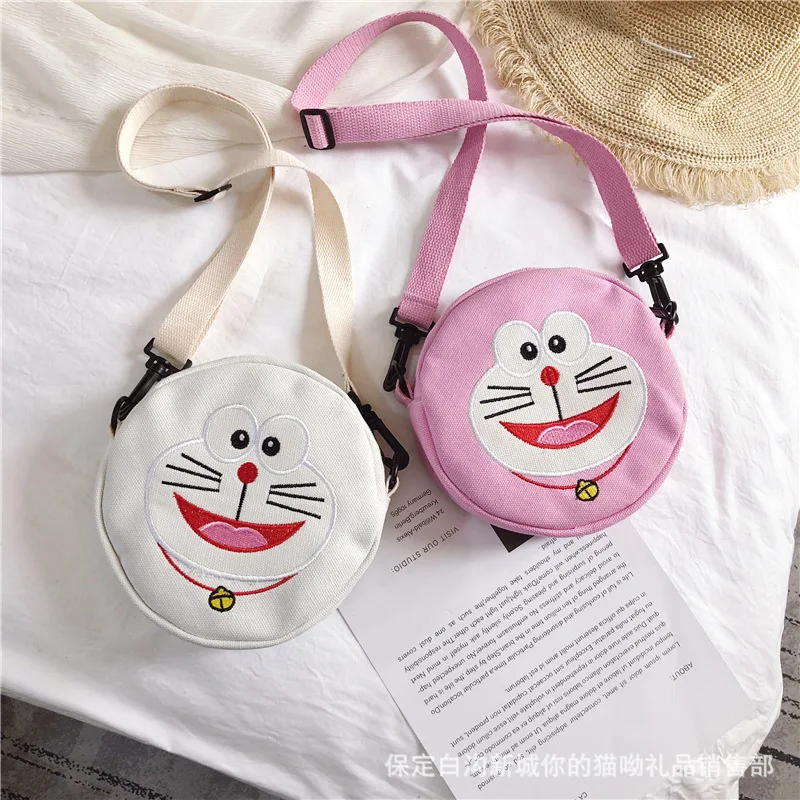 Doraemon Плюшевые игрушки Джингл кошки мешок детский мультфильм рюкзак креативный синий толстый круглый мешок подарок настраиваемый