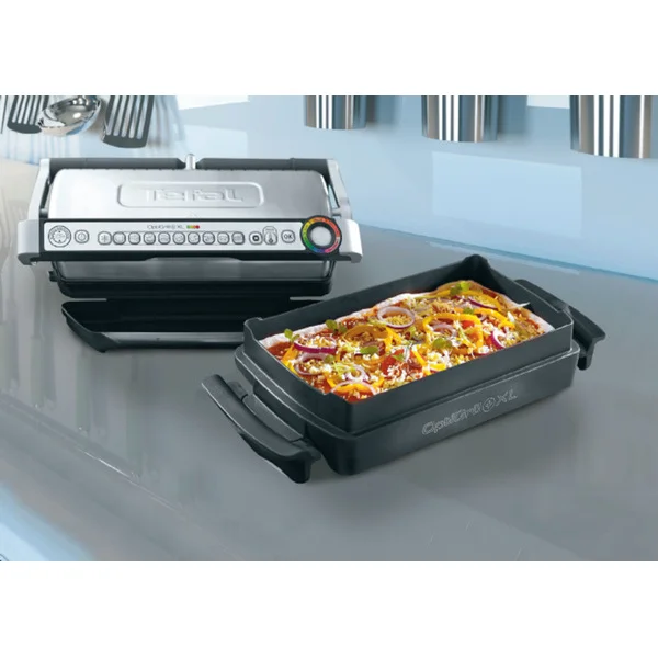 TEFAL Электрогриль Optigrill XL+ SNACKING BAKING GC724D с поддоном для запекания Официальная гарантия по России