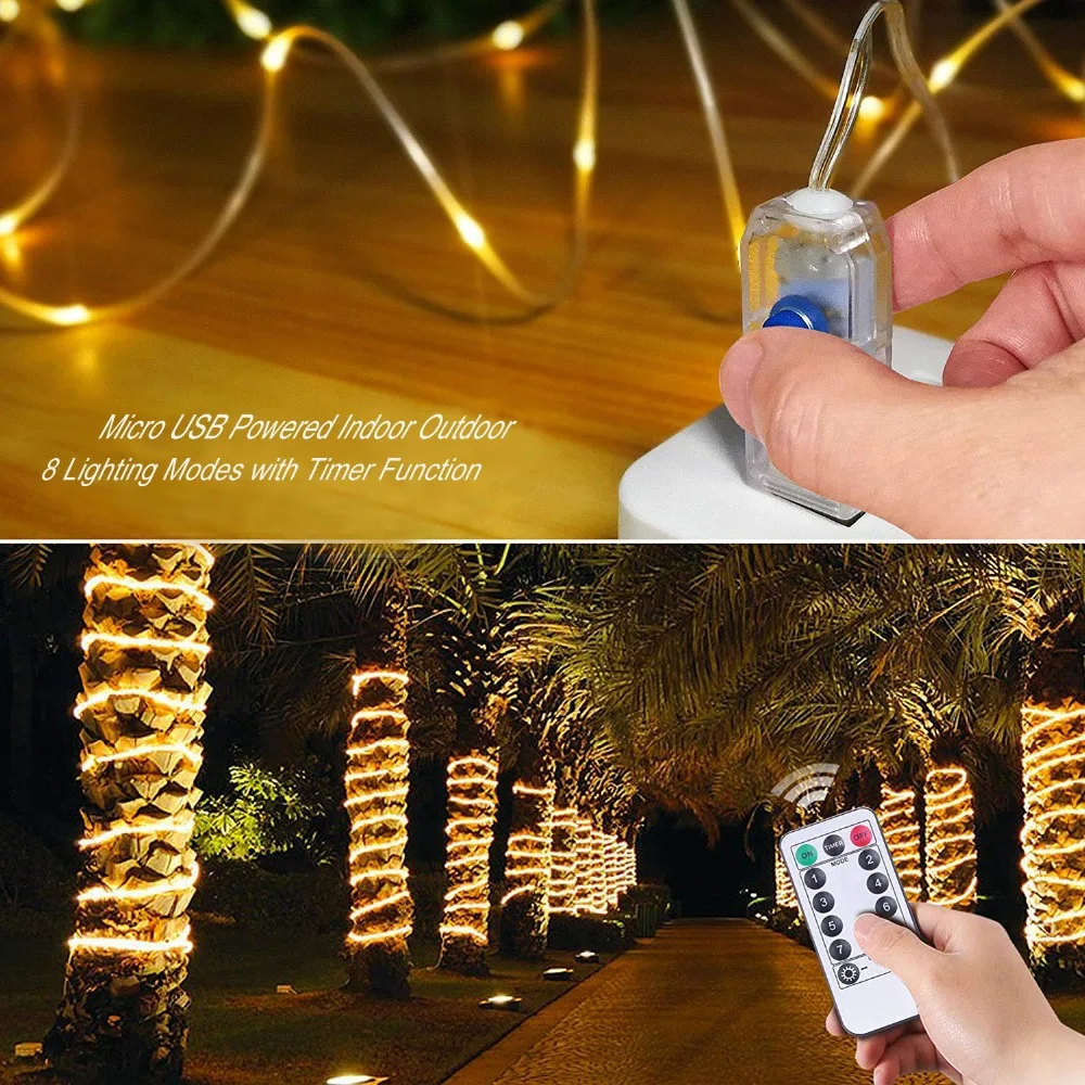 led rope lights warm white