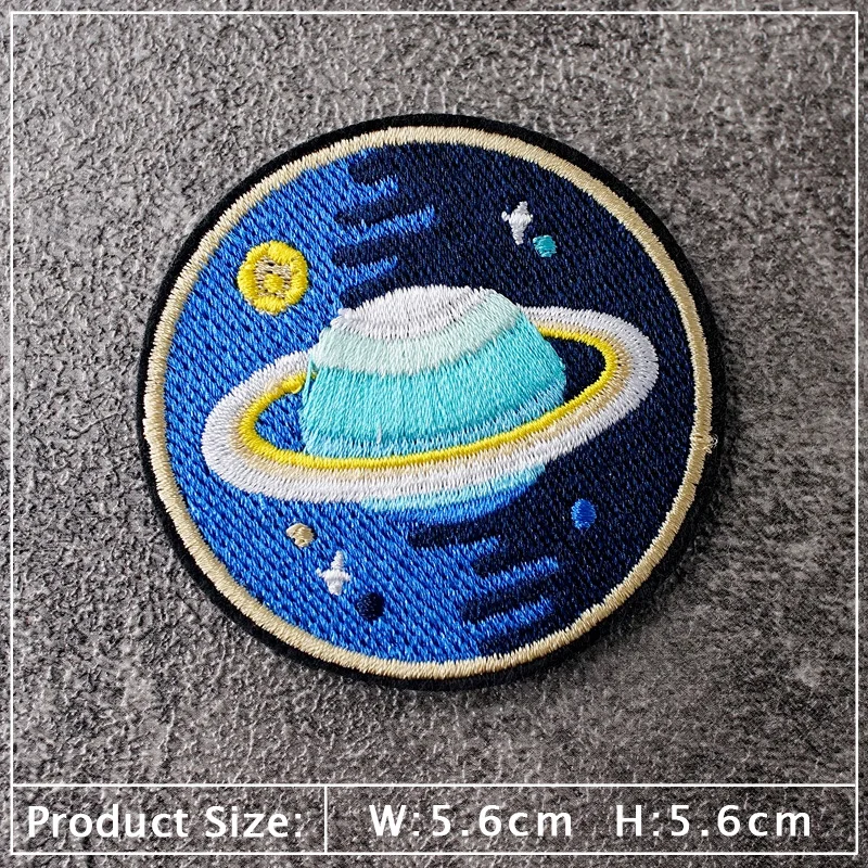 MUSIC WOLF ROCK AND ROLL Patch Embroidery Applique Ironing Sewing Supplies Decorative Badges For Clothing Accessories MAKE WISH