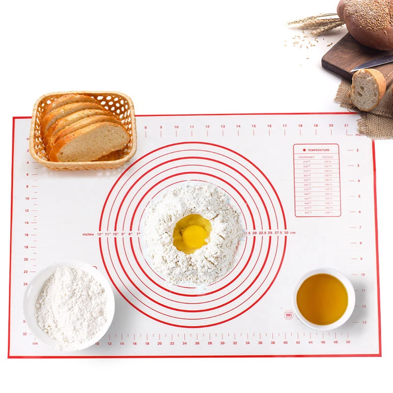 Silicone Baking Mats Sheet Pizza Dough Non-Stick Maker Holder Pastry Kitchen Gadgets Cooking Tools Utensils Bakeware Accessories Silicone Baking Mats Sheet Pizza Dough Non-Stick Maker Holder Pastry Kitchen Gadgets Cooking Tools Utensils Bakeware Accessories