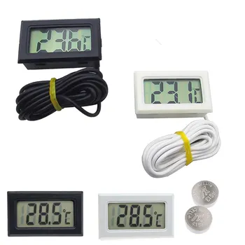 

Portbale Digital LCD Thermometer Waterproof Water Submersible Precision Electronic Termometers With Probe Measuring Temperature#