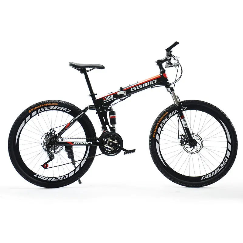 Folding Mountain Bike Double Shock Absorption for Adult