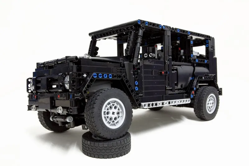 Technic G63 G500 SUV AWD Wagon Cars Expert MOC 6x6 3300 шт 1:8 Модели Строительные блоки совместимы с 20086 20077 10265 - Цвет: Зеленый