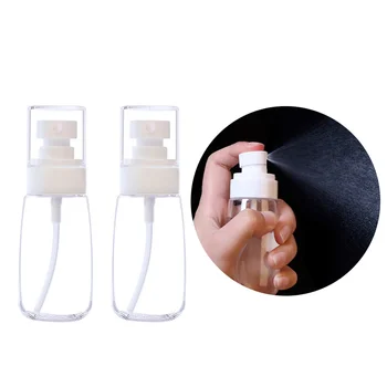 

5 Pcs 60ml U Shape Spray Bottles Portable Refillable Thicken Bottom Wall Liquid Sprayer Transparent Empty Clear Mist Spray Bottl