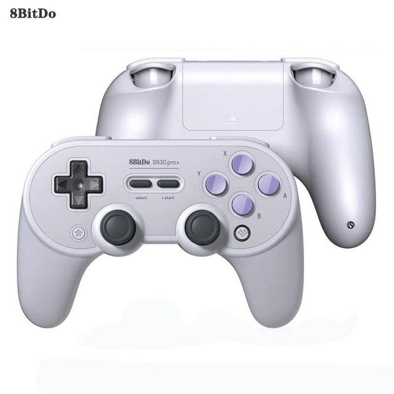 Серый WUIYBN 8Bitdo Sn30 Pro+ геймпад беспроводной джойстик Bluetooth игровой контроллер для nintendo Switch PC macOS Android - Цвет: Серый