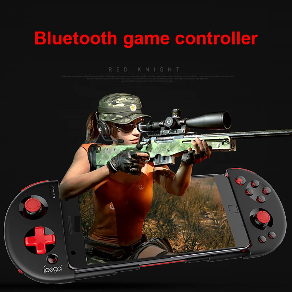 Wireless Bluetooth Game Controller Telescopic Gamepad Joystick for AndroidTablet PC TV Box#G4