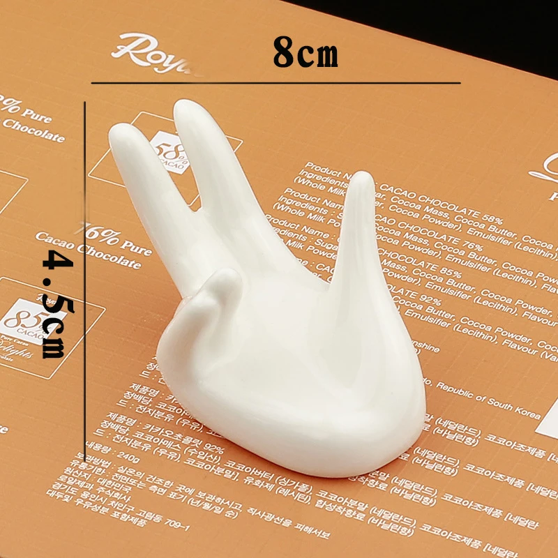 Egg Boiler Mold Cup Egg Cup Holder 1 Pc Hand Shape Ceramic Soft or Hard Boiled Egg Cup Holder for Breakfast Brunch Container Tools