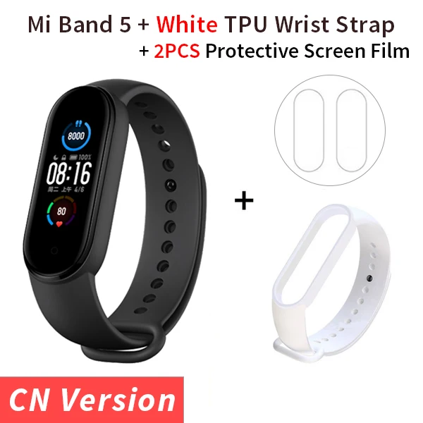 Xiaomi Mi Band 5 Smart Bracelet 4 Color Touch Screen Miband 5 Wristband Fitness Track Heart Rate Monitor Swim Sport Smartband 