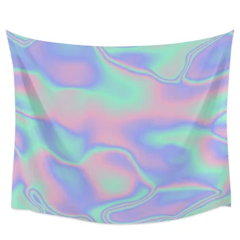 

Modern Wall Tapestry Stereo Picture Rainbow Colors Ripple Pattern Tapestry Wall Hanging Dormitory Living Room Bedroom Decoration