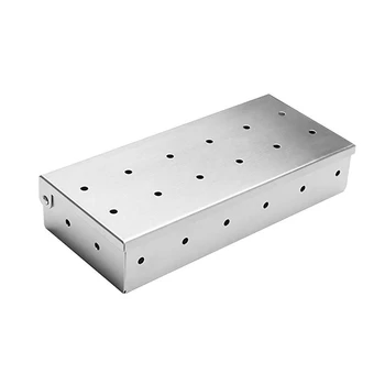 

Outdoor Barbecue Supplies Stainless Steel Smoking Box Barbecue Stainless Steel Cigarette Case,Can Store Various Specifications O