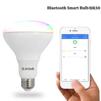 

Bluetooth Smart RGB LED Light 13W Mesh Net Music Control Lighting Lamp Multiple Colors Dimmable Bulb by APP