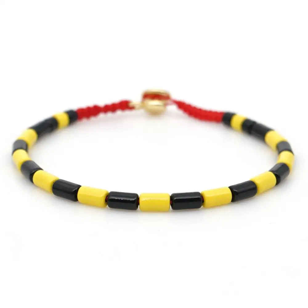 Shinus Pulsera Mujer Moda браслет для Женская повязка эмалированная плитка Браслеты femme летние Модные украшения boho Chic браслеты - Окраска металла: RO-B190126B