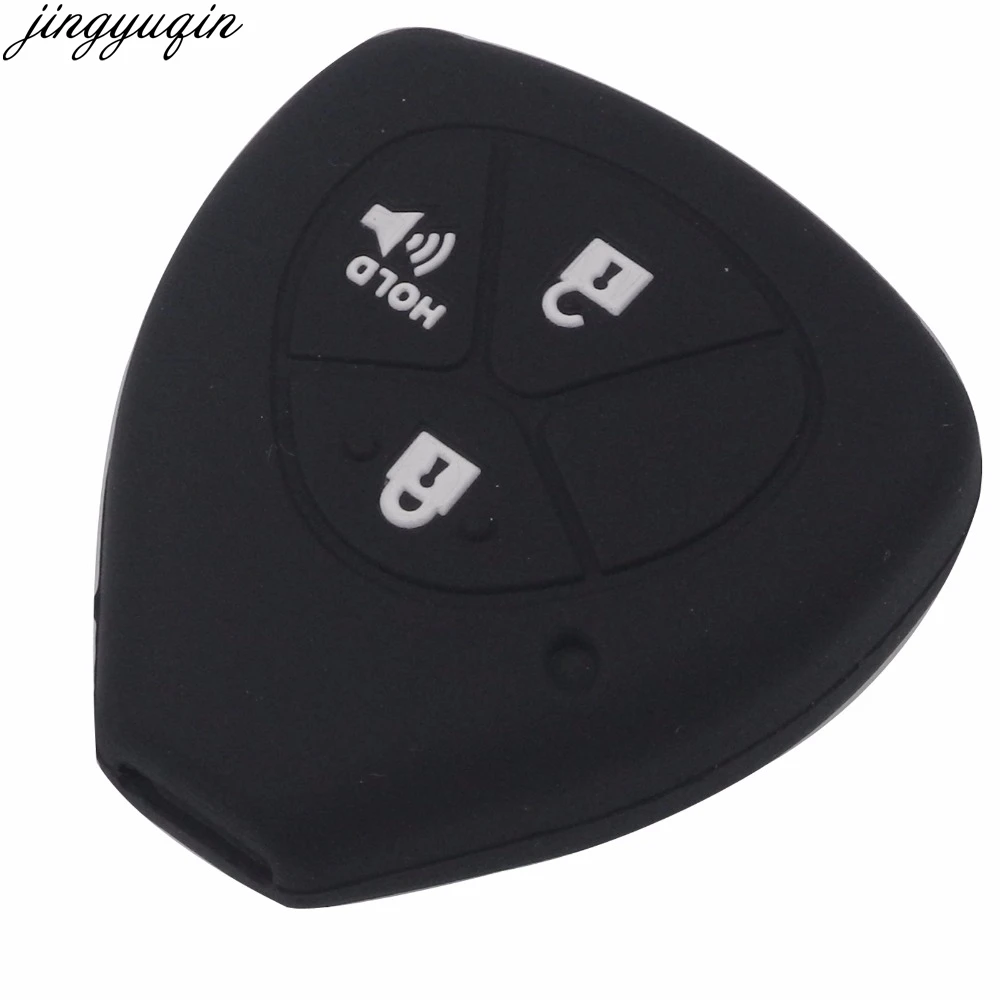 jingyuqin 15ps Remote 3 Buttons Silicone Car Key Cover Case For Toyota Camry COROLLA Vios REIZ CROWN RAV4 2015 | Автомобили и