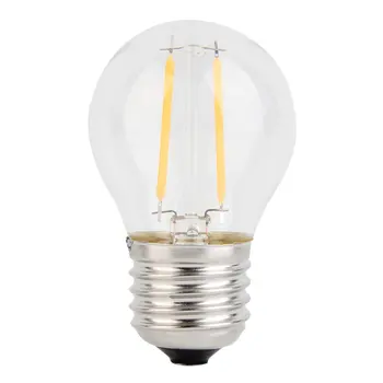 

E27 2W LED Retro Bulb Glass Edison Light Filament G45 Warm White Lamp Home Super Deal! Inventory Clearance