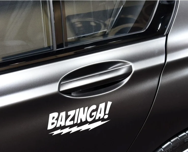 BAZINGA! BAZINGA Забавный Дрифт JDM грузовик окно бампер Jew128