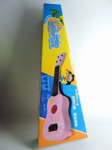 Burst Large Size New Style Double Color Guitar Children Music Guitar Violin Toy Manufacturers Direct Selling Taobao Hot Selling