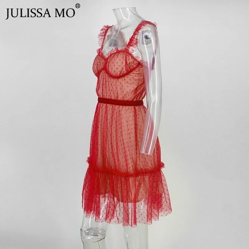 Julissa mo белые контрастные кружевные вечерние платья женские без бретелек с открытой спиной сексуальные платья элегантные женские многослойные платья в горошек Короткие платья