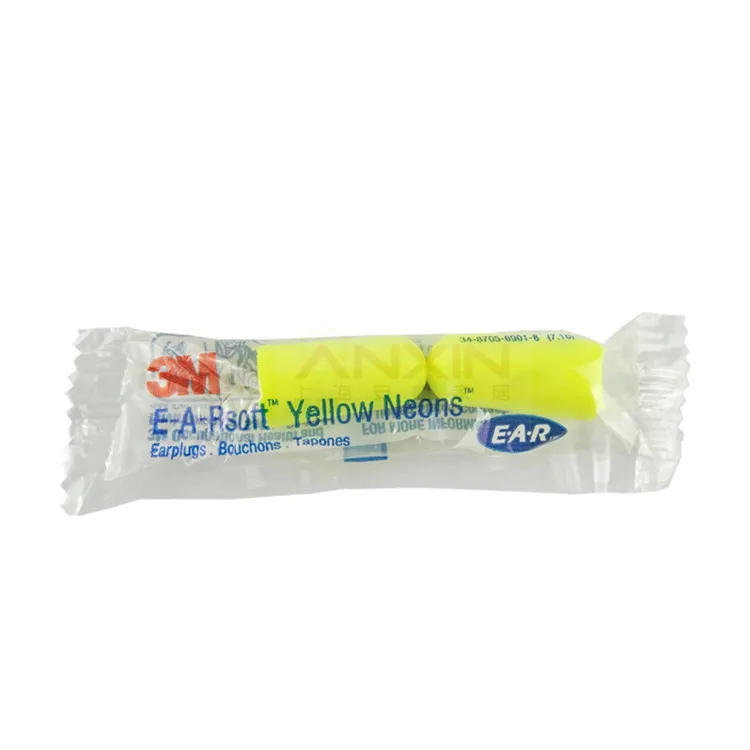 

3M Earplug 312-1250 Sleep Anti-noise Men And Women Learning Amortization Falls Industrial Mute Learning Earplug