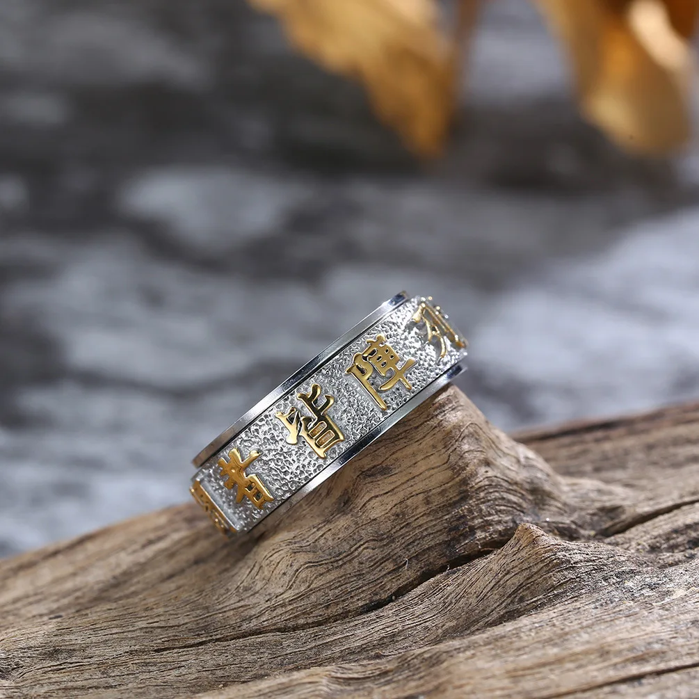 finger ring stainless steel ring 8MM 316L for men women
