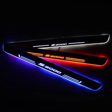 LED Door Sill For Honda S2000 AP 1999 Door Scuff Plate Pedal Threshold Pathway Welcome Light Car Accessories