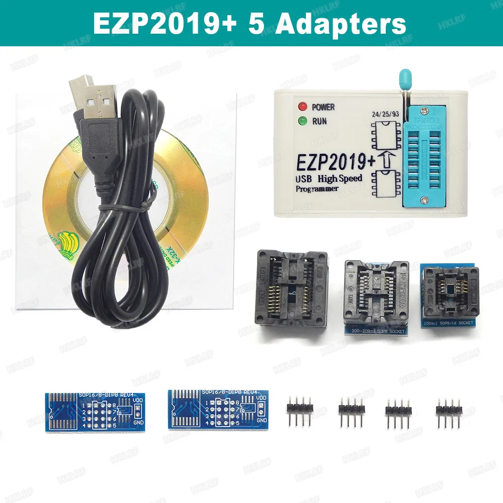Высокоскоростной USB программатор EZP2019 SPI с поддержкой 24 25 93 EEPROM чип флэш BIOS + 6