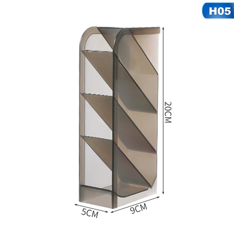 Креативный многофункциональный 4 сетки Настольный ящик для хранения чехол 4 сетки подсетка макияж косметический держатель настольный карандаш ручка Органайзер - Цвет: 05