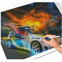 Full Round Drill 5D DIY Diamond Painting Sports Car Scenery Embroidery Cross Stitch Mosaic Bead Art Diamond Adult Kit Home Decor 4