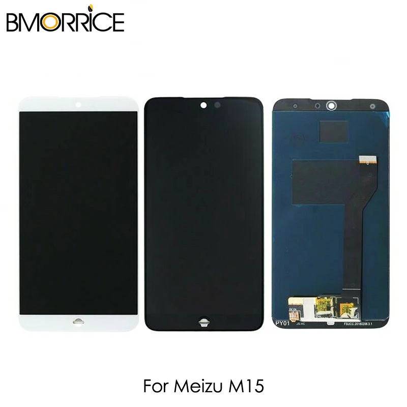 

LCD Display for Meizu M15 LCD Touch Screen Digitizer for Meizu 15 Lite 5.46" LCD Assembly Replacement White Black Free Shipping