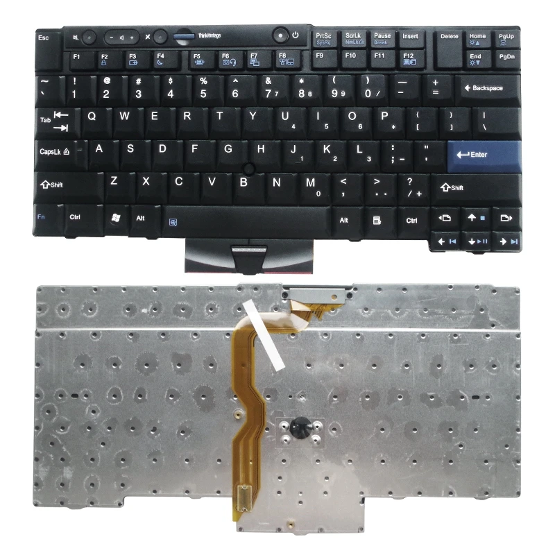 Новая клавиатура США для Thinkpad для lenovo T410I X220 X220I X220T T510I W520 T420S T520 без полюса