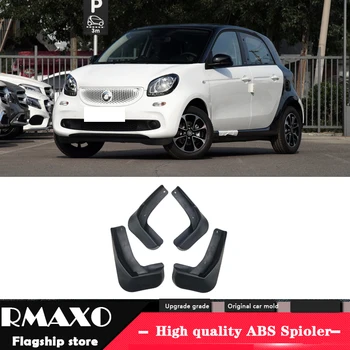

For SMART FOR FOUR 2016 Mudflaps Splash Guards Front With the color and rear Mud Flap Mudguards Fender Modified special