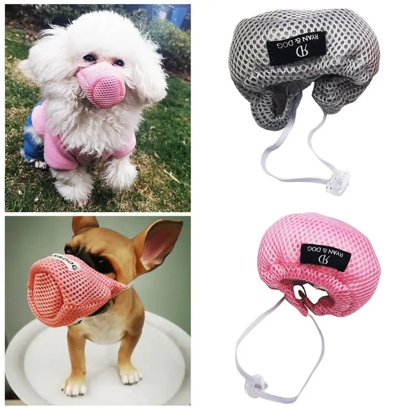 

Pet Dog Dust Mask, Pets Breathable Muzzle for Barking - PM2.5 Filter Anti Dust/Fog/Haze for Dogs for Outdoor Travel Supplies - P