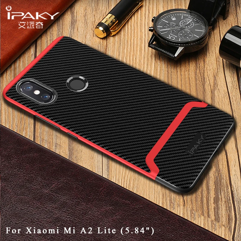 

Mi A2 Lite Case iPaky Cover For Xiaomi Redmi 6 Pro Case Xiomi A2 Lite Mia2 Silicone Armor Cover For Xiaomi Mi A2 Lite Phone Case