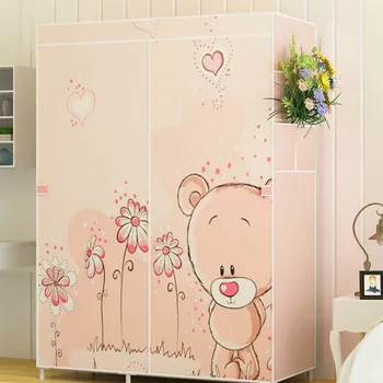 

The Wardrobe Is Simple, The Wardrobe Is Stored In The Closet, The One-person Wardrobe of The Cabinet Is Assembled