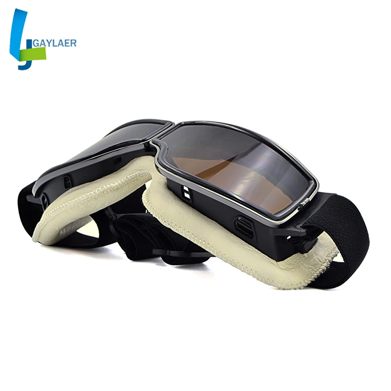Мотоцикл Спортивные очки скутер шлем ретро очки Мотокросс кафе гонщик гонки байкер очки
