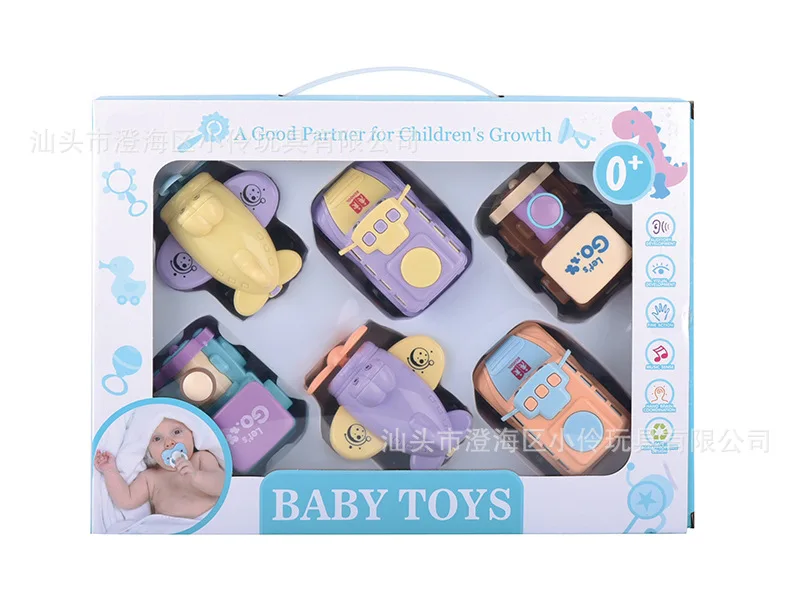 

Children Inertia Car Toy Car Small Aircraft Model Plastic Small Toy Cartoon Mini Engineering Vehicle Set