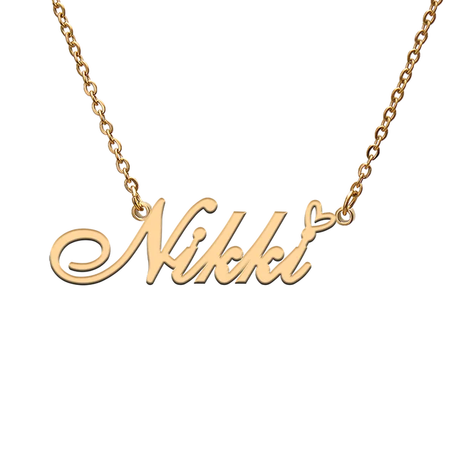 Heart Personalized Character Necklace 