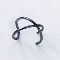 OLOEY, твердая 925 пробы Серебряная Ушная манжета, клипсы для женщин и девушек, без пирсинга, крученые серьги, хорошее ювелирное изделие YME580 - Цвет камня: YME580c