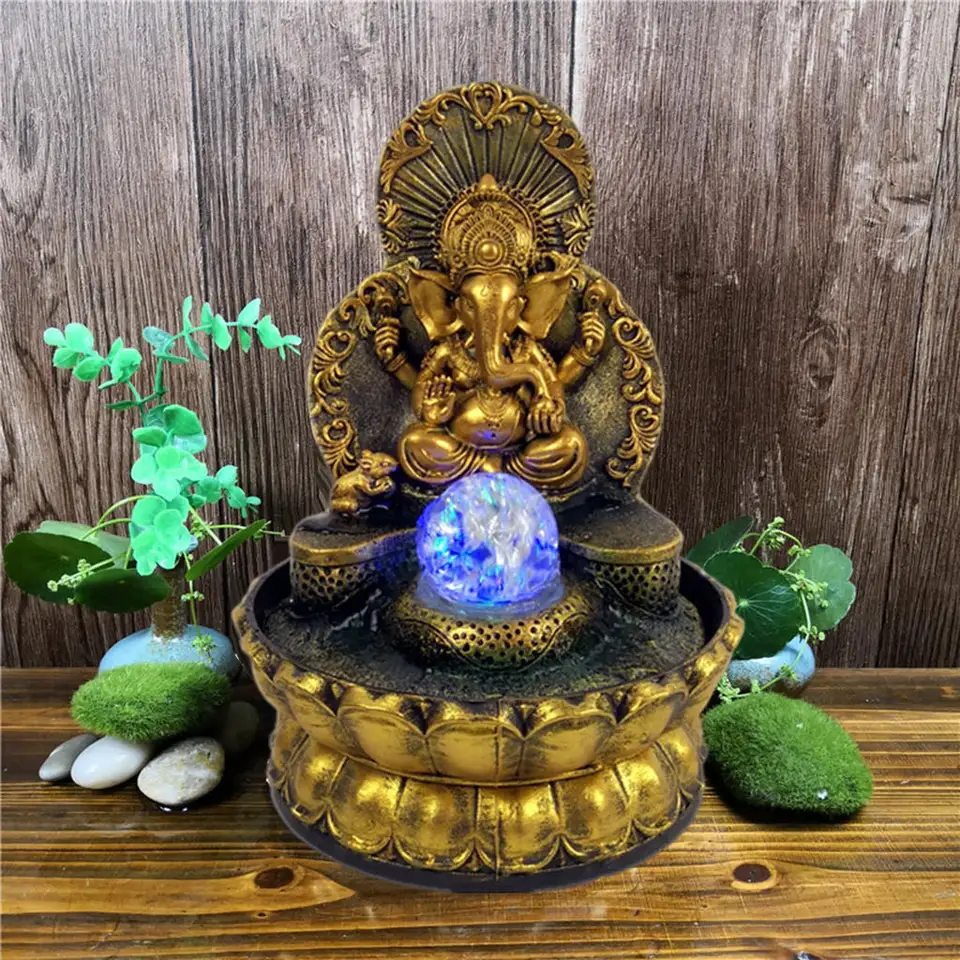 Statuetta Ganesh Portafortuna | Decorazione Zen E Feng Shui | Idea Regalo Spirituale - Foto 4