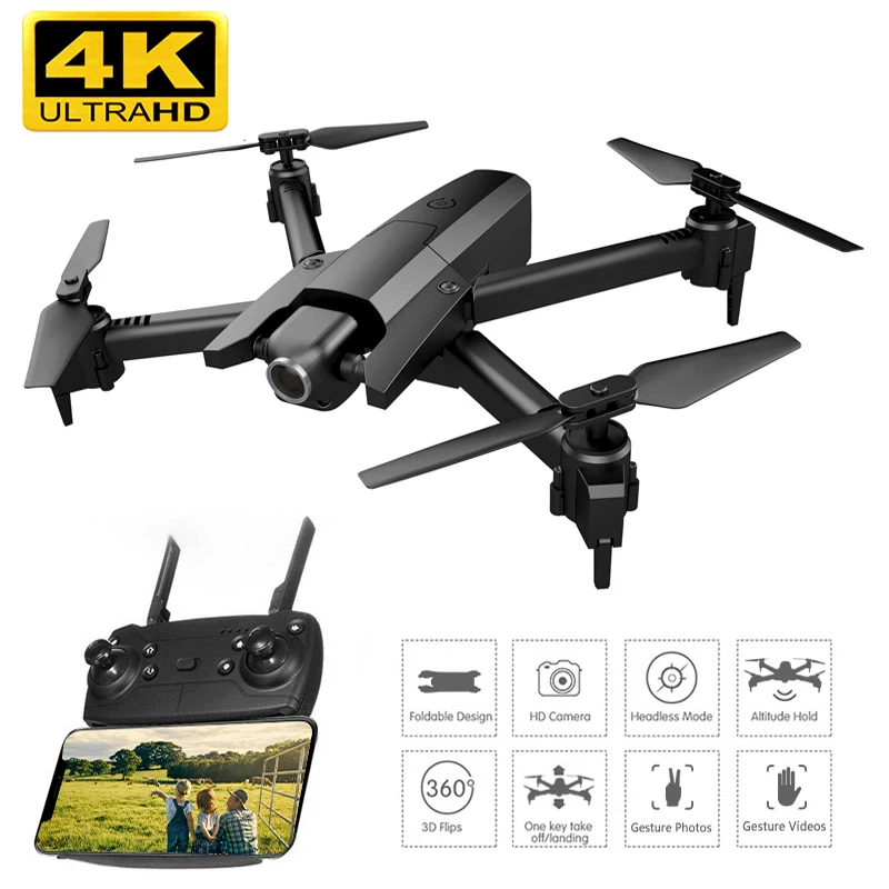 

Drone 4K with Camera HD video live RC Helicopter Foldable Drones FPV Quadrocopter Drone X Pro Dron VS Dron E58 E520S Toys
