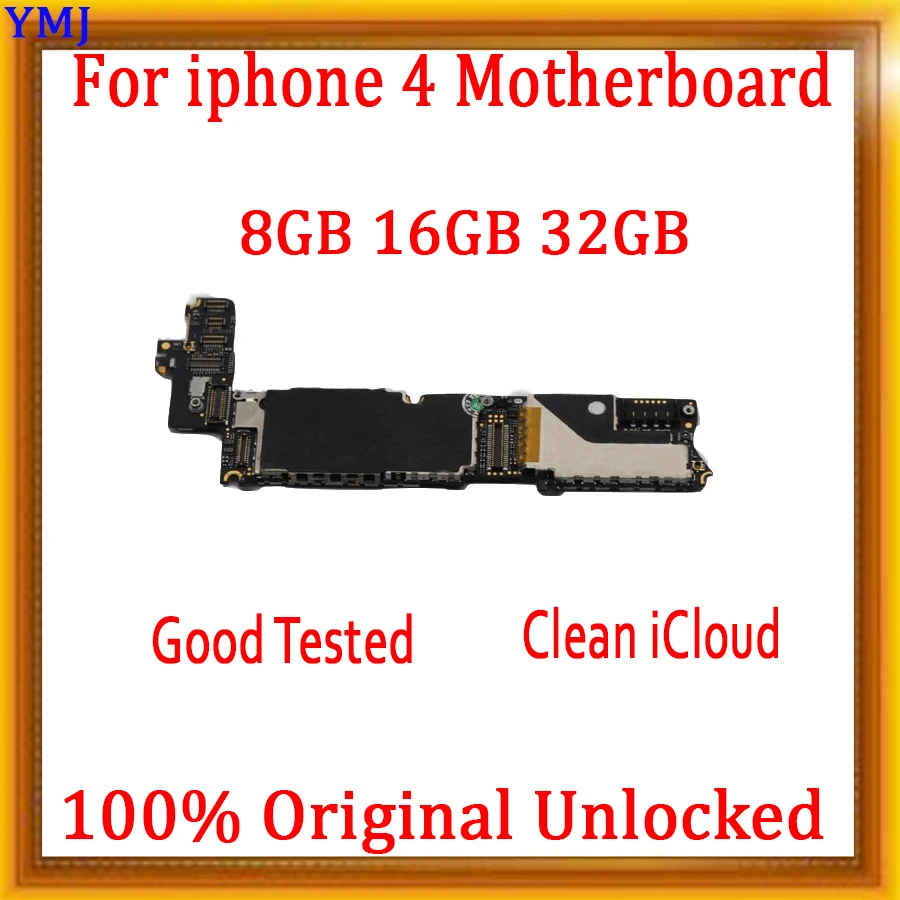 Материнская плата 8 ГБ/16 ГБ/32 ГБ для iPhone 4 с чипами оригинальная разблокированная