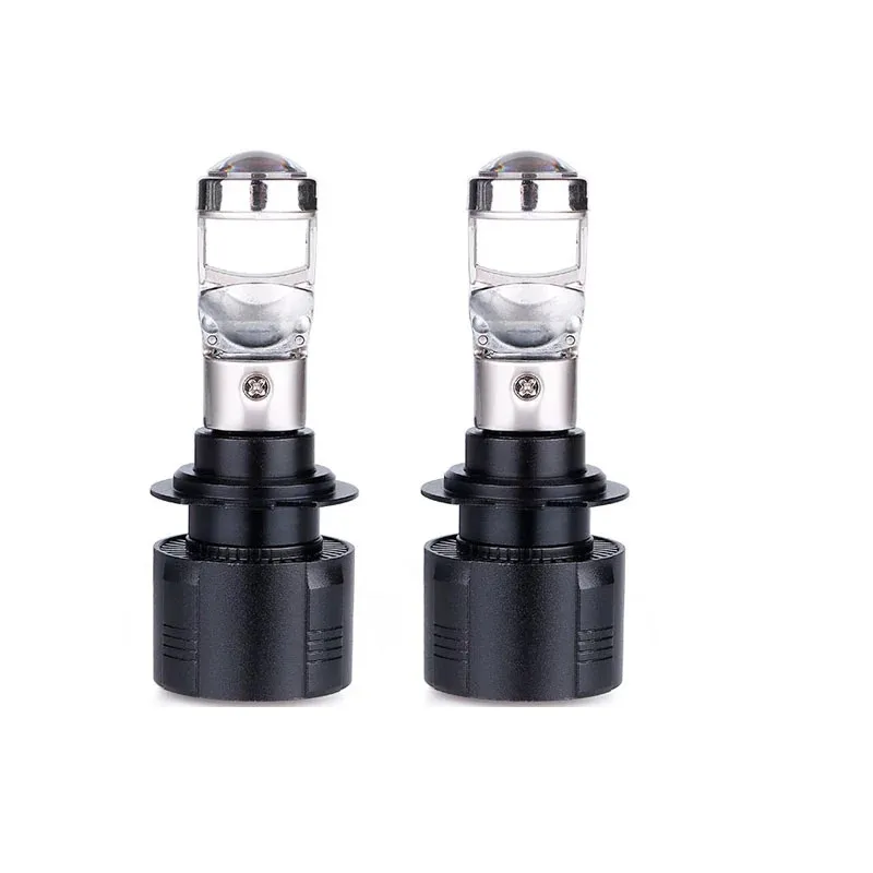 12000LM мини проектор bi светодиодный объектив лампа H4 led H7 H11 H8 HB3 9005 HB4 9006