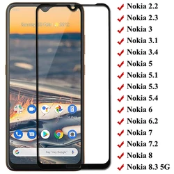 Premium Full Cover Tempered Glass Screen Protector for Tempered Glass (For Nokia 6.1)